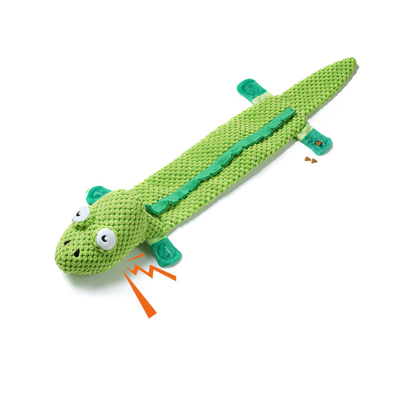 Manufacturer wholesale cute design bite resistant chew dog plush feeder toy