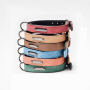 Wholesale Custom Logo Adjustable Dog Leather Collar