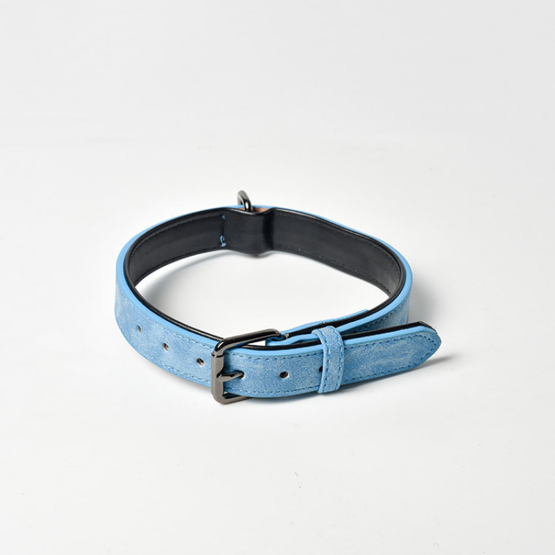 Wholesale Custom Logo Adjustable Dog Leather Collar