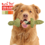 Manufacturer Wholesale Crocodile Fox Squeaky Dog Plush Rope Toys