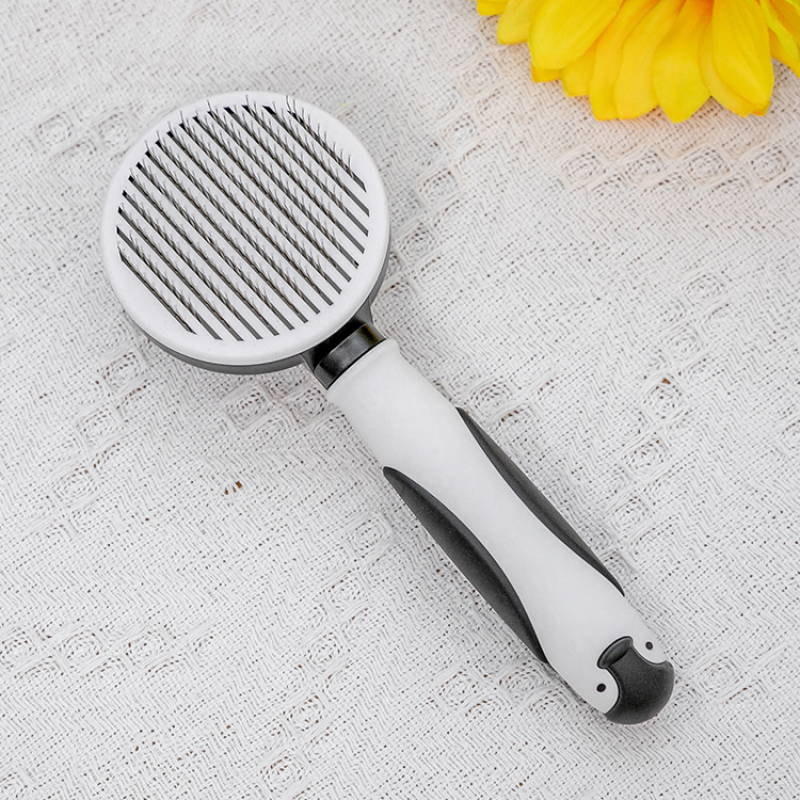 Manufacturer wholesale durable black and white grooming dog hair comb