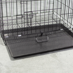 Manufacturer wholesale stainless steel metal large small foldable carriers cheap pet dog cage