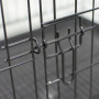 Manufacturer wholesale stainless steel metal large small foldable carriers cheap pet dog cage