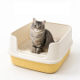 Wholesale Plastic Detachable Cat Litter Tray High Back