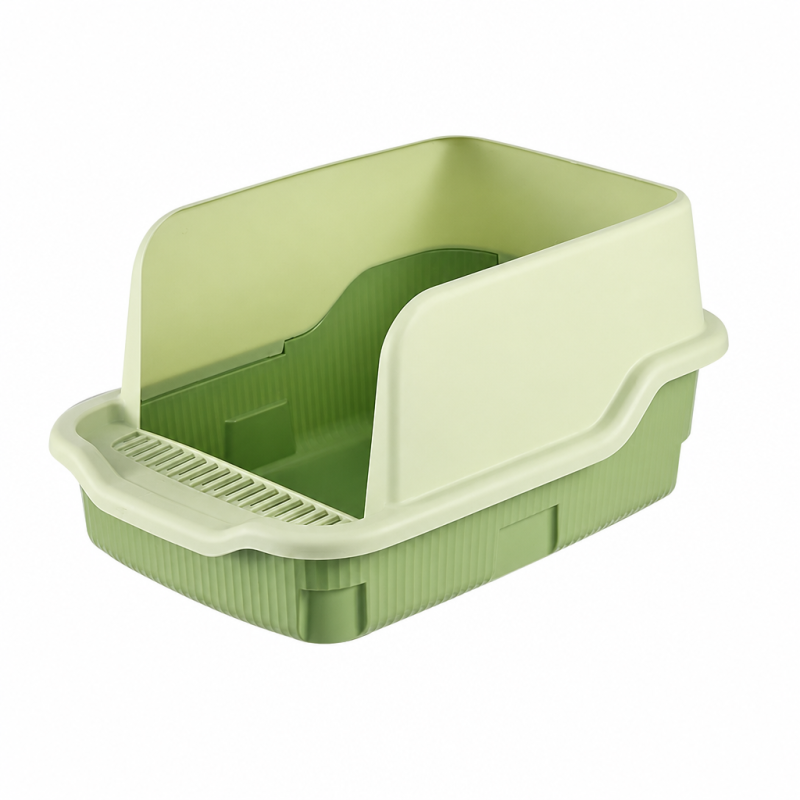 Wholesale Plastic Detachable Cat Litter Tray High Back