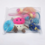 Manufacturer wholesale indestructible rope plush dog chew toys set
