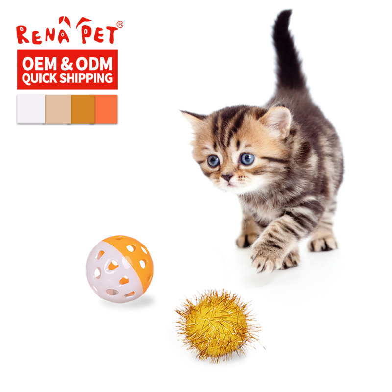 Manufacturer Wholesale Ball Plush Cat Toys Set