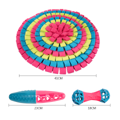 Manufacturer wholesale tpr dog feeder toys snuffle mat set