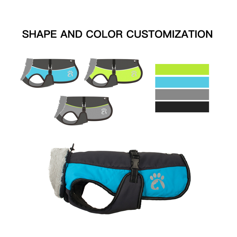 Manufacturer wholesale custom logo dog coats pet clothes winter