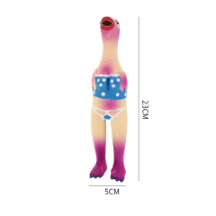 Manufacturer wholesale chicken squeaky dog chew latex toy