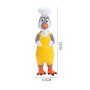 Manufacturer wholesale chicken squeaky dog chew latex toy