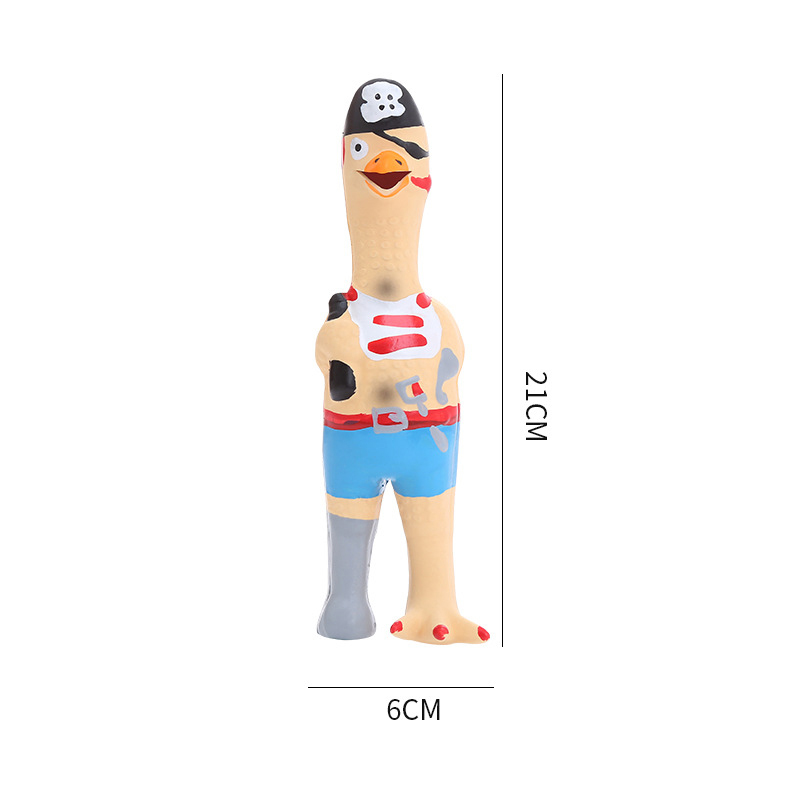 Manufacturer wholesale chicken squeaky dog chew latex toy