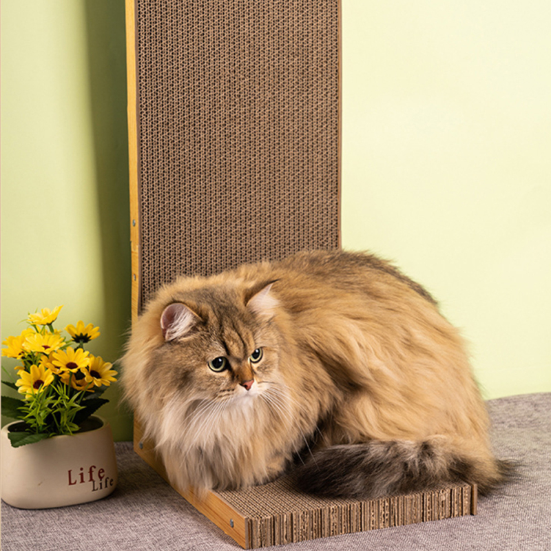 Manufacturer wholesale cheap claw climbing corrugated cat scratcher board