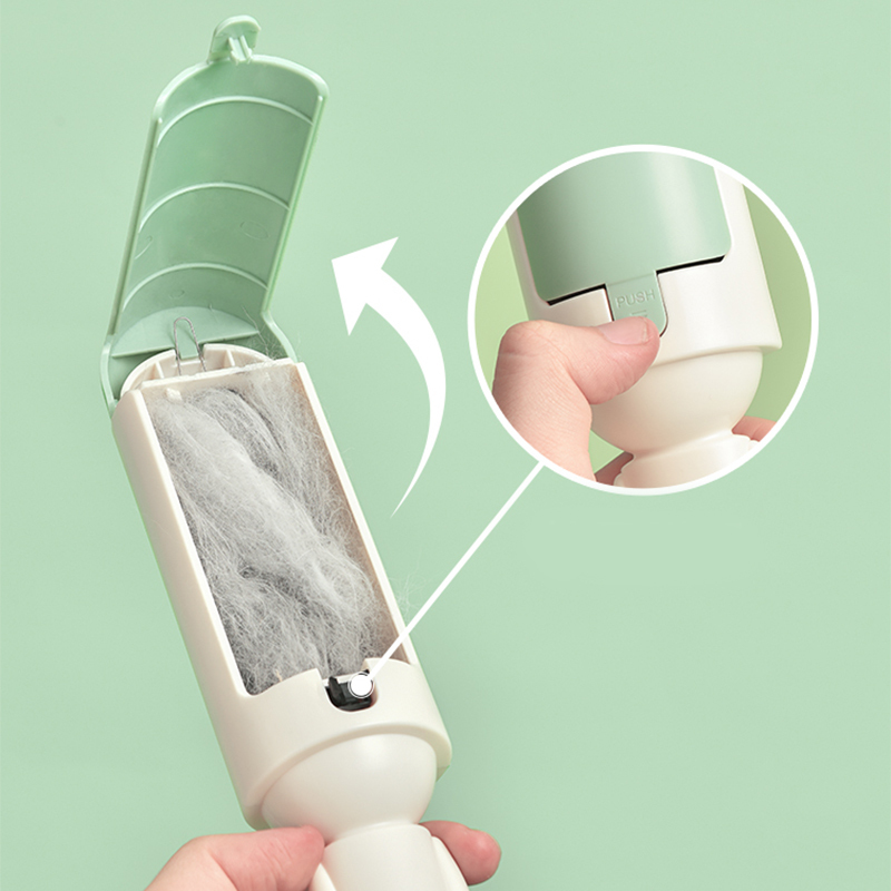Manufacturer wholesale portable pet hair remover roller green red