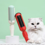Manufacturer wholesale portable pet hair remover roller green red