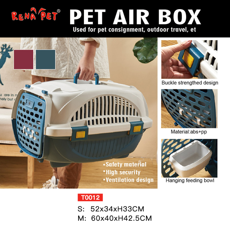 Manufacturer Wholesale Travel Portable Plastic Pet Dog Carrier