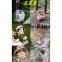 Manufacturer wholesale breathable space backpack cat carring bag with wheel trolley