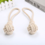 Manufacturer wholesale chew beige pet dog toy rope