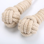 Manufacturer wholesale chew beige pet dog toy rope