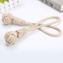 Manufacturer wholesale chew beige pet dog toy rope