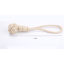 Manufacturer wholesale chew beige pet dog toy rope