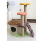 Manufacturer wholesale cute design cashmere cat tree with house