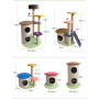 Manufacturer wholesale cute design cashmere cat tree with house