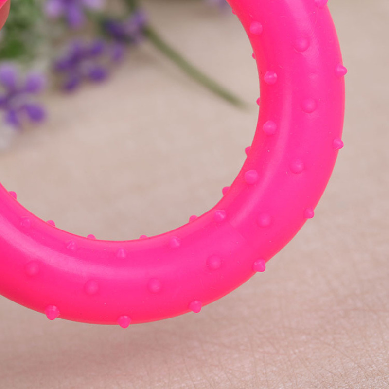 Manufacturer wholesale rubber circle shape dog tpr toys