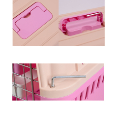 Manufacturer wholesale portable removable cage dog pet cat carrier