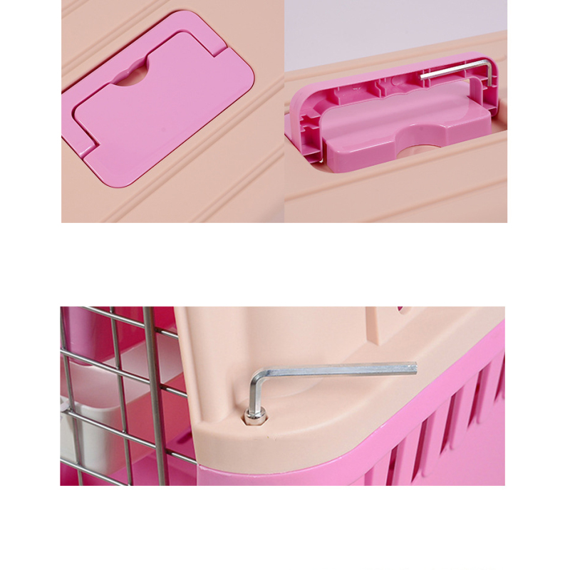 Manufacturer wholesale portable removable cage dog pet cat carrier