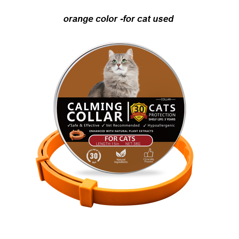 Manufacturer wholesale non-toxic adjustable anti-anxiety cat dog calming collar