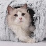 Wholesale Donut Plush Foldable Collapsible Cat Tunnel