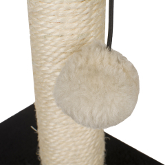 wholesale simple small sisal wooden cat scratcher post