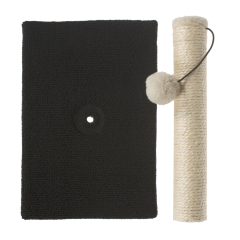 wholesale simple small sisal wooden cat scratcher post