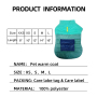 Manufacturer Wholesale Blue Pet Apparel Winter Cat Dog Coat