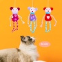 Manufacturer Wholesale Fun Elastic Plush Catnip Included Interactive Cat Toy