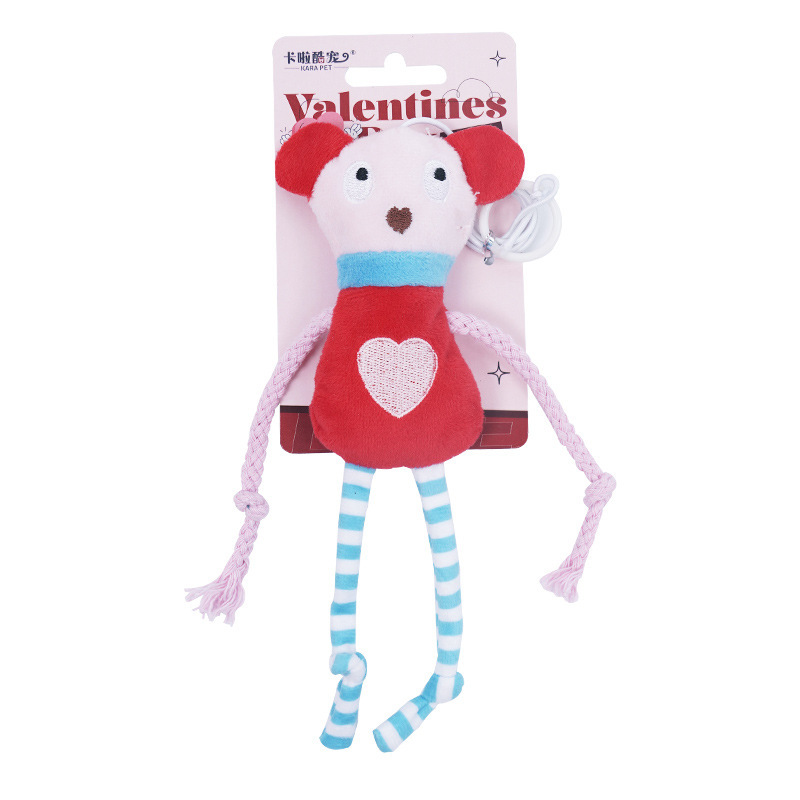 Manufacturer Wholesale Fun Elastic Plush Catnip Included Interactive Cat Toy