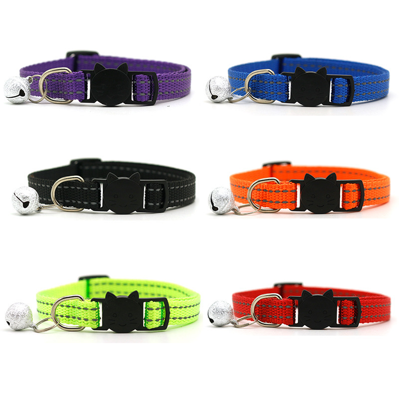 Wholesale Cheap Reflective Adjustable Cat Collar