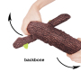Manufacturer wholesale wood cactus loofah shape dog plush squeak toys