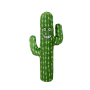 Manufacturer wholesale wood cactus loofah shape dog plush squeak toys