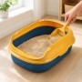 Wholesale Plastic Green Blue Washable Cat Litter Box