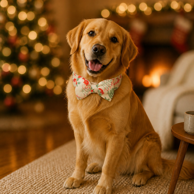 Wholesale Customized Adjustable Dog Collar Christmas
