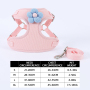 Wholesale Multi-colors Cheap Small Dog Cat Harness and Leash