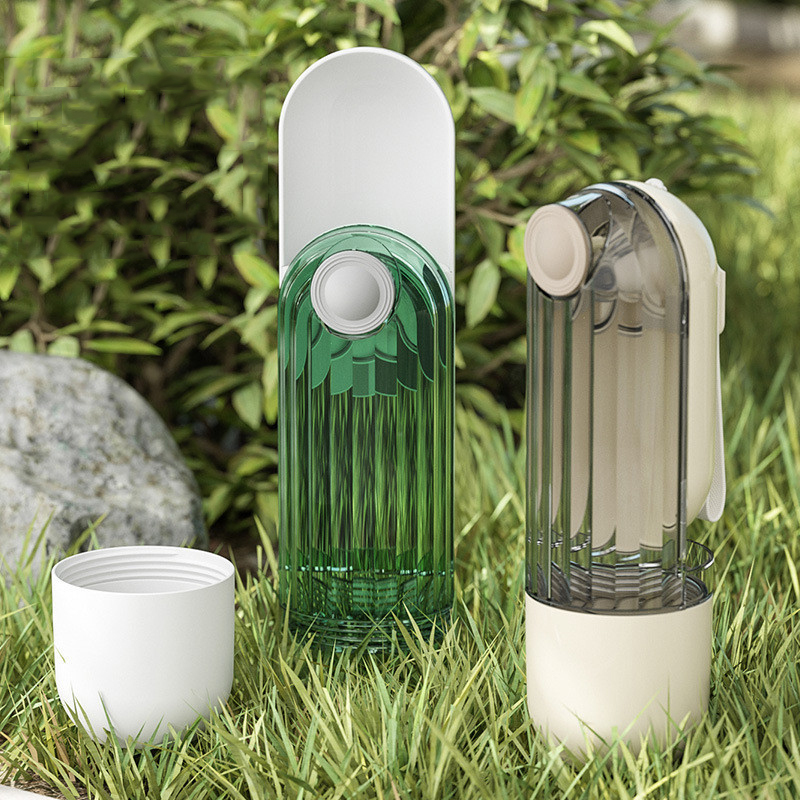 Wholesale Custom Logo Portable Travel Cheap Pet Dog Water Bottle With Food Storage
