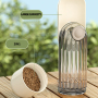 Wholesale Custom Logo Portable Travel Cheap Pet Dog Water Bottle With Food Storage
