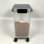Manufacturer wholesale plastic S M cat dog pet food storage container