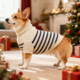 Manufacturer Wholesale Custom Logo Striped Design Dog Sweater