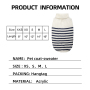 Manufacturer Wholesale Custom Logo Striped Design Dog Sweater