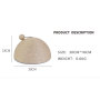Manufacturer wholesale short plush bottom sisal half cat scratcher ball