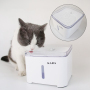Manufacturer wholesale automatic battery drinking LED cat water fountain